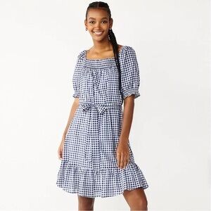 NWT Draper James Gingham Checkered Dress
